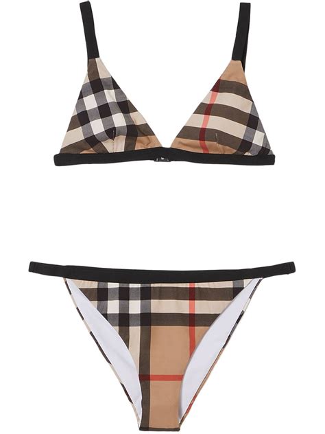 burberry print two piece|Burberry bikini vintage.